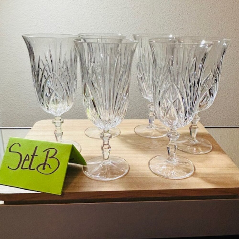 Gorham Rosewood Ice Tea Glasses / Vintage Rosewood Ice Tea Goblets Set of 6